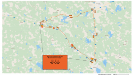 avstängning delar av väg 129 december 2017